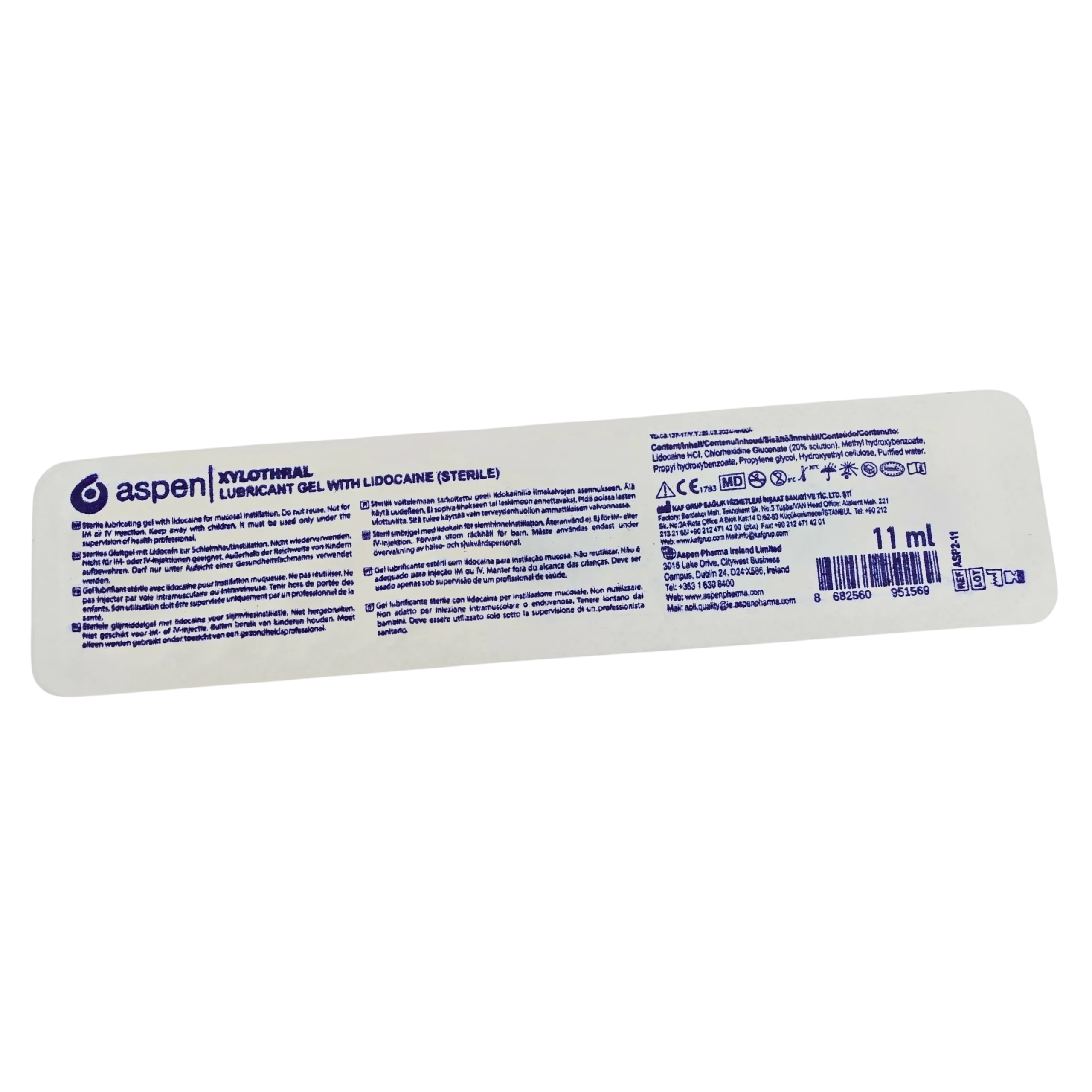 ASPEN Lubricant Katajel Enjektörlü 11 ml - Görsel 3