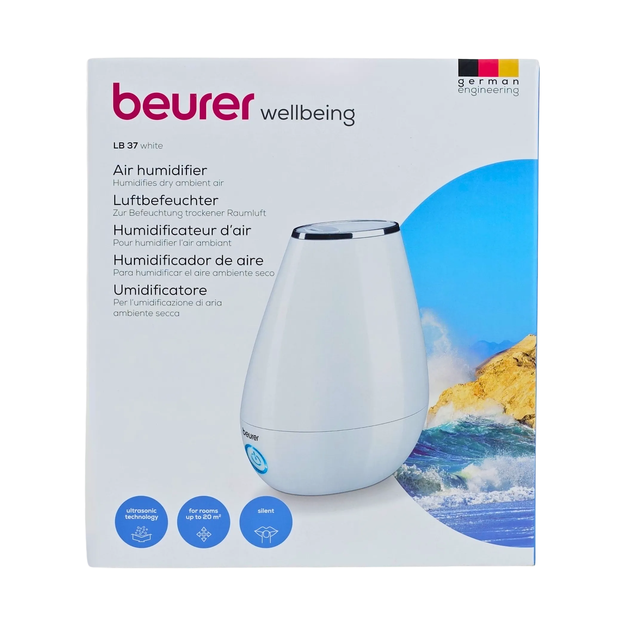 BEURER Ultrasonik Hava Nemlendirici LB 37 Beyaz - Görsel 2