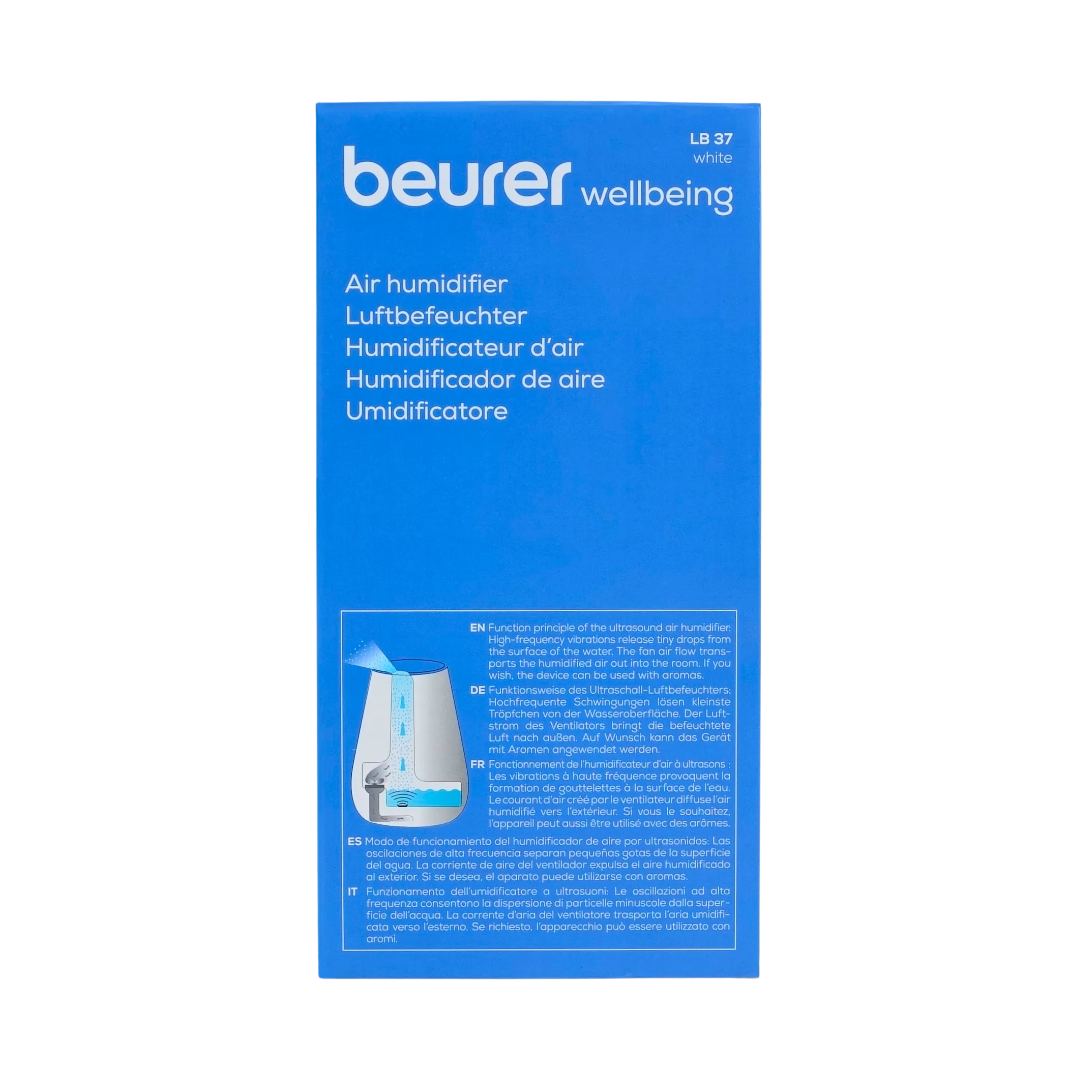 BEURER Ultrasonik Hava Nemlendirici LB 37 Beyaz - Görsel 3
