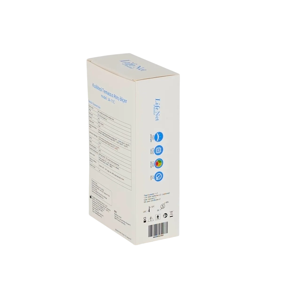 LIFE NET Temassız Ateş Ölçer JA-11C - Görsel 5