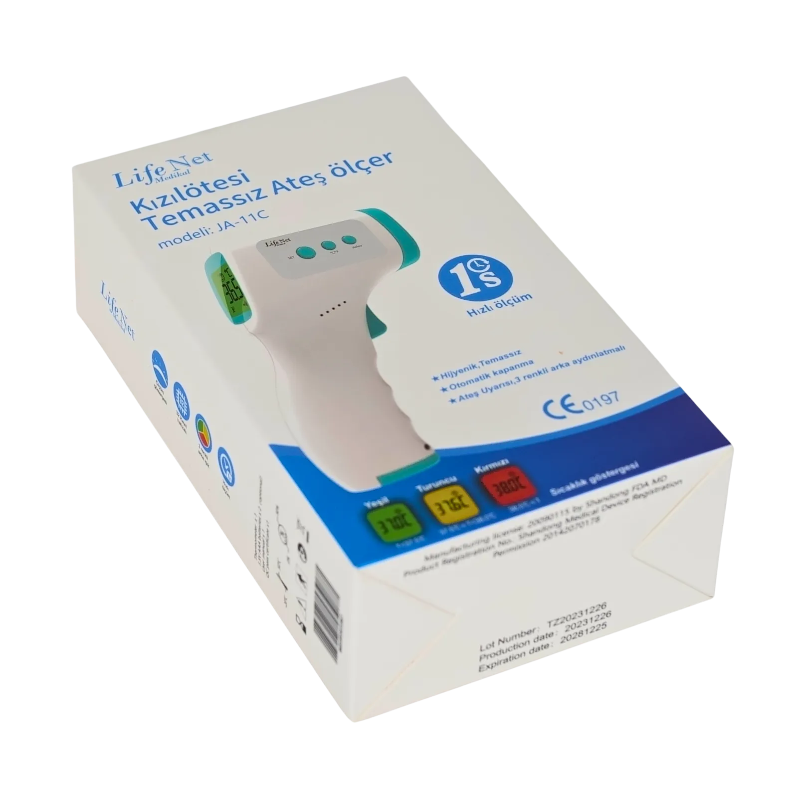 LIFE NET Temassız Ateş Ölçer JA-11C - Görsel 2