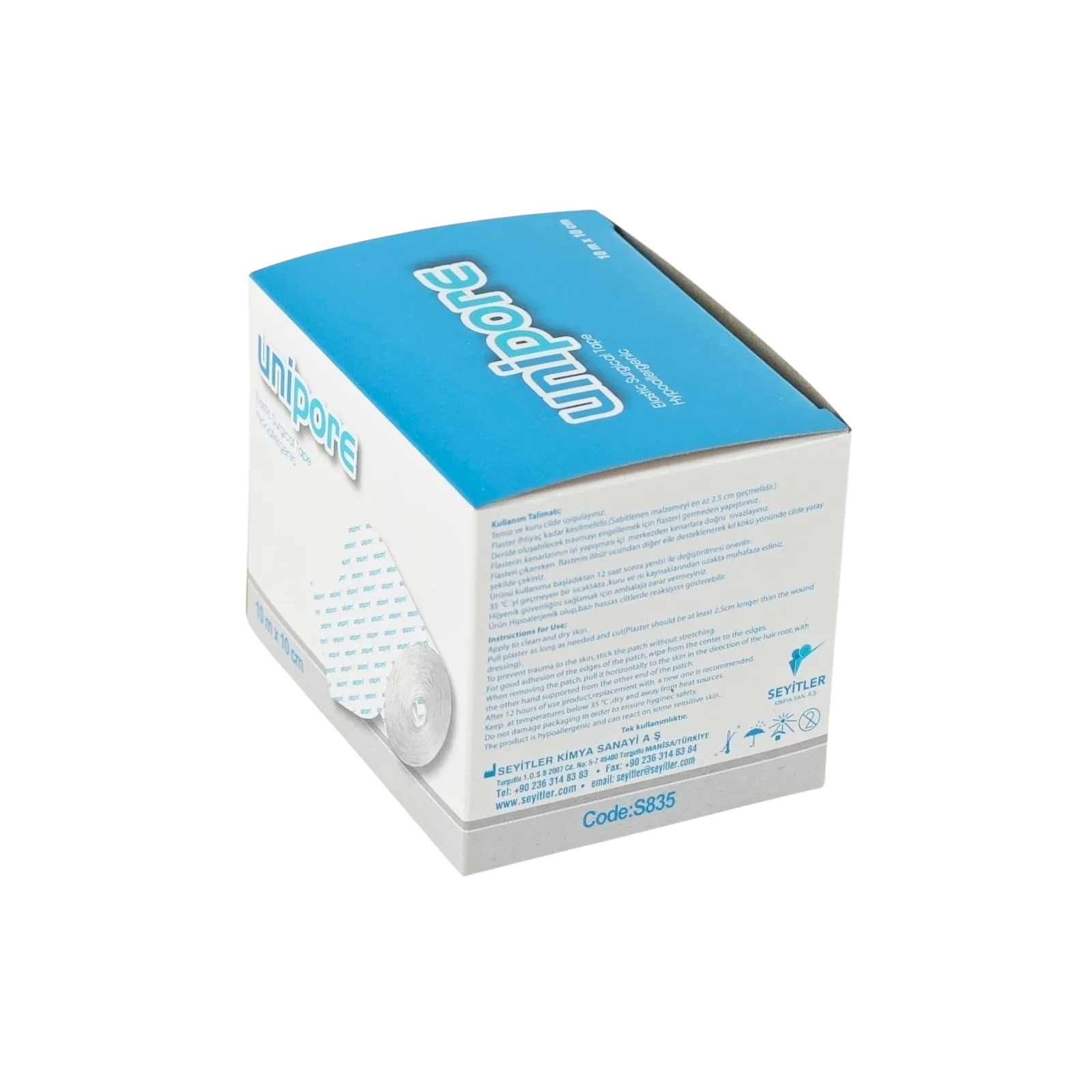 UNIPORE Esnek Tıbbi Plaster (10 metre x 10 cm) - Görsel 4