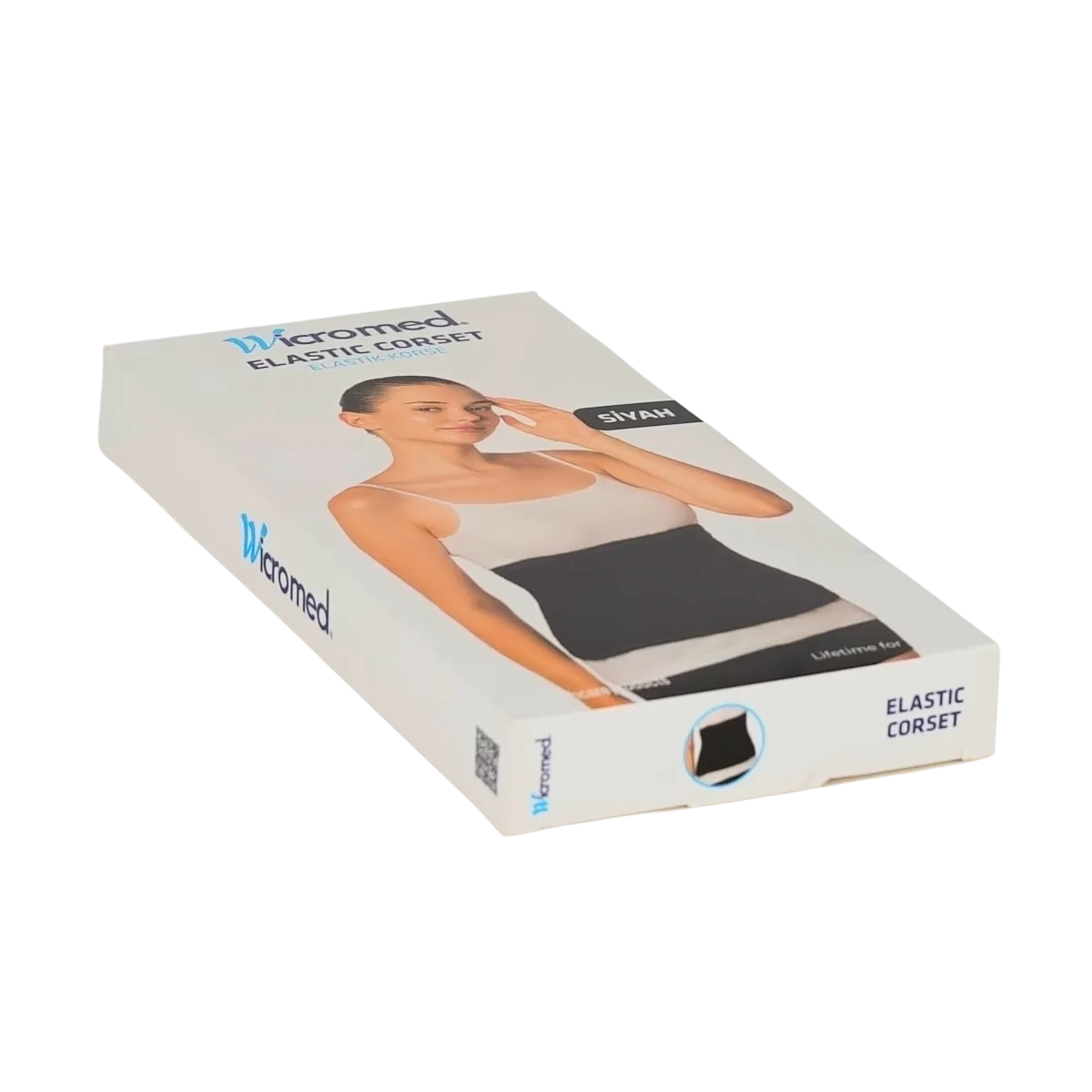 WICROMED Elastik Yün Korse Siyah - Görsel 4