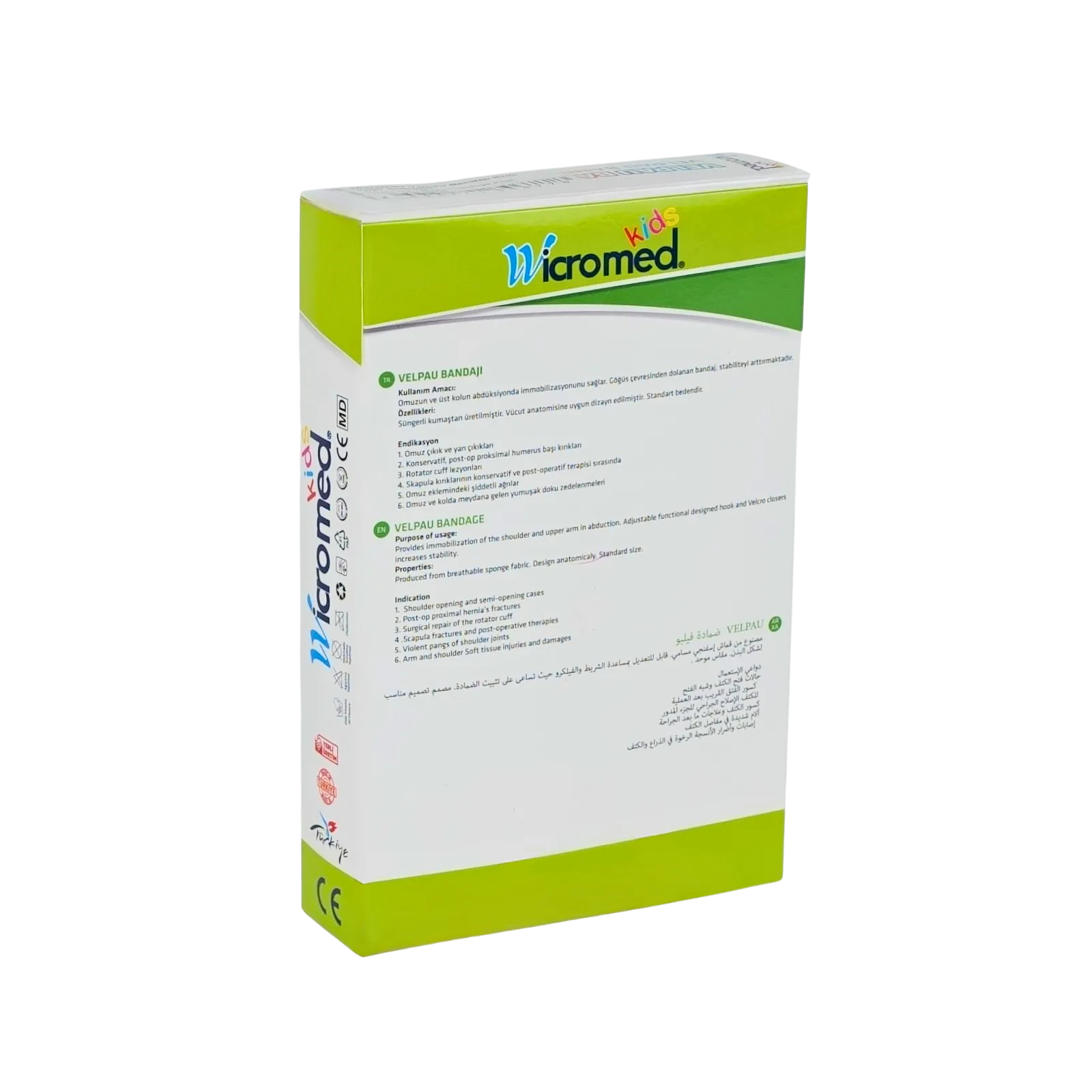 WICROMED Velpau Omuz Bandajı Lüx KIDS (Standart) - Görsel 2
